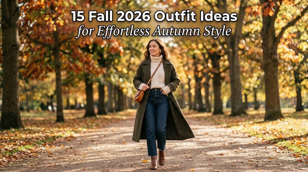 Effortless fall 2026 outfits for women with stylish autumn layers.